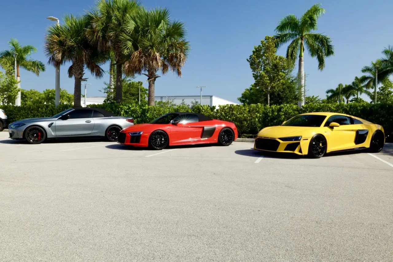 Luxury performance vehicles at Imperial Auto Lab in Boynton Beach
