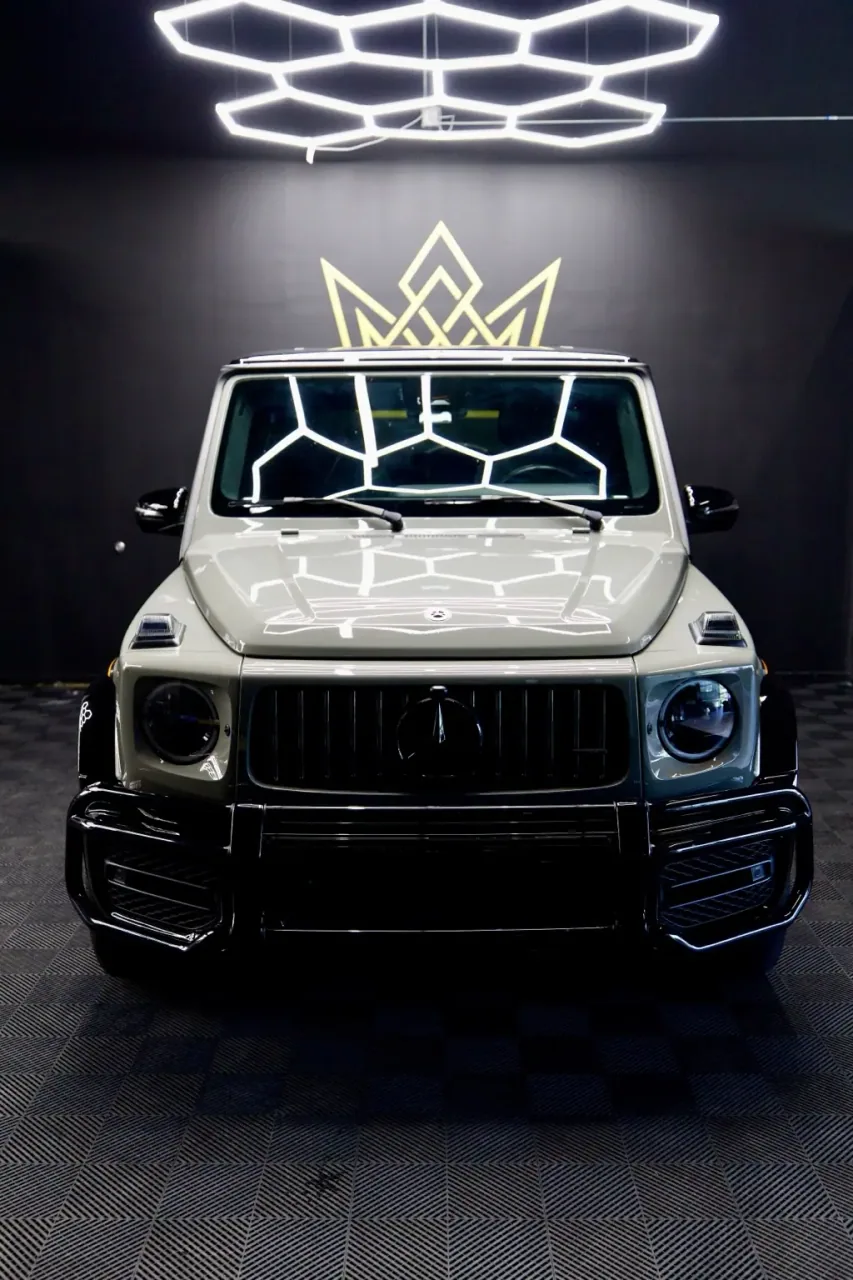 Mercedes G-Class front in the Imperial Auto Lab studio