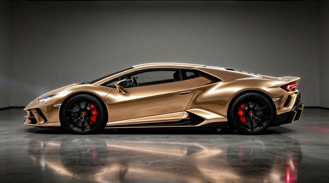 Luxury vehicle ready for customization
