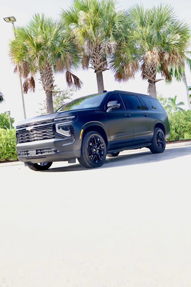 Diana Soto&rsquo;s Chevrolet Suburban after work at Imperial Auto Lab